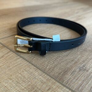 J crew Black leather Belt